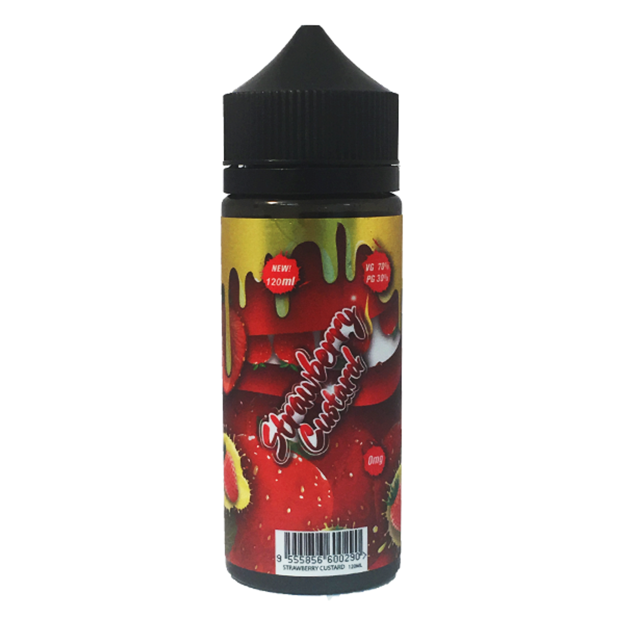  Strawberry Custard Shortfill E-Liquid by Mohawk & Co Fizzy 100ml 